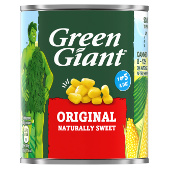 12 x Green Giant Original Sweetcorn Niblets 198Gm