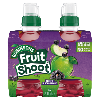 24 x Fruit Shoot Pack Apple & Blackcurrant 200ml