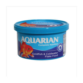 12 x Aquarian Goldfish Food Flakes - 25Gm