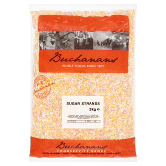 Buchanan Sugar Strands Sprinkles Bulk Bag 3Kg