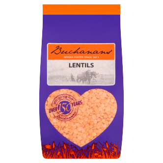 12 x Buchanan Split Red Lentils 500G