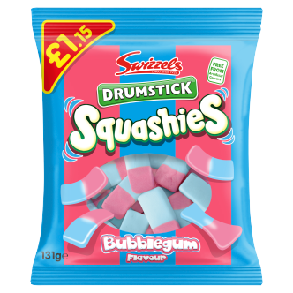 12 x Swizzels Squashies Bubblegum 120Gm