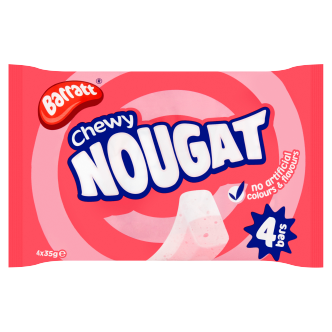48 x Barratt Chewy Nougat Bar (12 x 4 Pack)