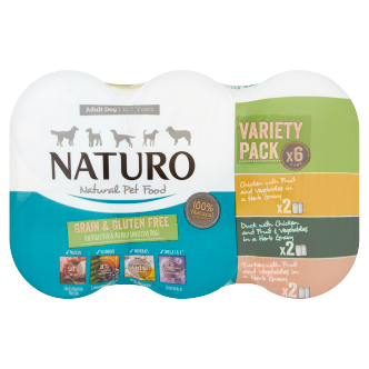 24 x Naturo - Variety Grain And Gluten Free 390G (4 x 6 Pack)