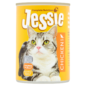 12 X Jessie Cat Chicken 400G