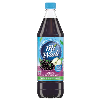 12 x Miwadi Apple & Blackcurrant 1L