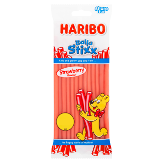 12 x Haribo Balla Stixx Strawberry - 140Gm