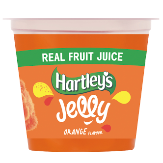 12 x Hartleys Rte Jelly Orange Pots 125Gm