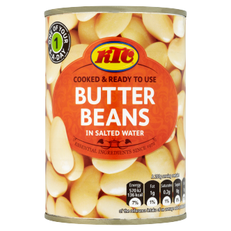 12 x Ktc Butter Beans - 400Gm