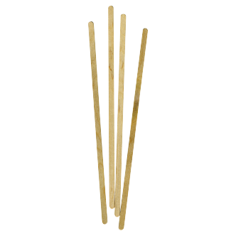 1000 x Wooden Stirrers 7.5 Inch