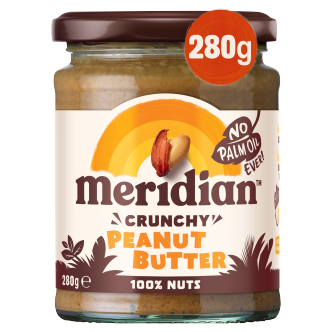 6 x Meridian Peanut Butter Crunchy 280Gm