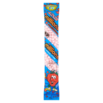 12 x Millions Tubes Strawberry 60Gm
