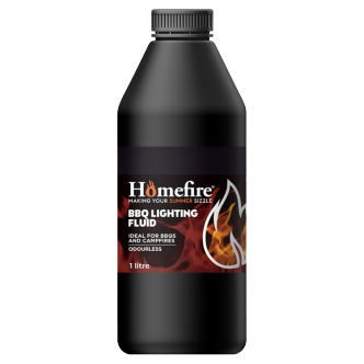 12 x Homefire Barbeque Lighter Fluid - 1 Litre