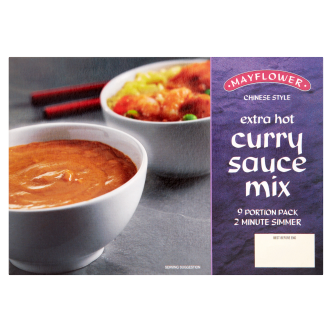 12 x Mayflower Chinese Style Extra Hot Curry Sauce Mix 255G
