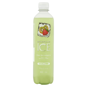 12 x Sparkling Ice Kiwi Strawberry 500Ml