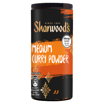 6 x Sharwoods Medium Curry Powder 102G