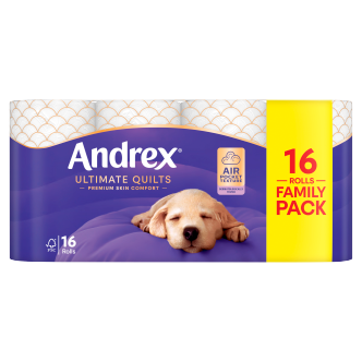 Andrex Supreme Quilts - 16 PACK