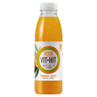 12 x Vit Hit Mandarin Orange Detox 500Ml