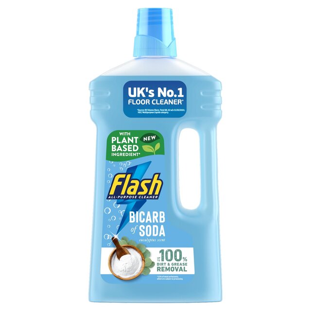 6 x Flash Liquid Bicarb Of Soda - 1 LITRE