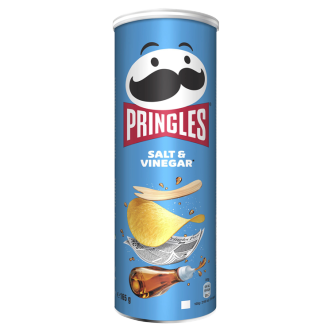 19 X Pringles Salt & Vinegar 165G