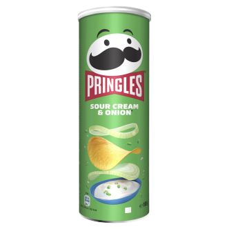 19 X Pringles Sour Cream & Onion 165G