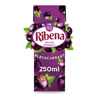 24 x Ribena Blackcurrant Carton 250Ml