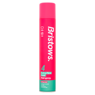 6 x Bristows Hairspray Extra Firm - 400Ml