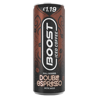 12 x Boost Iced Coffee Double Espresso - 250Ml