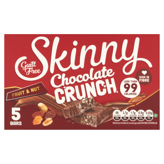 50 X Skinny Chocolate Crunch Fruit & Nut 24G