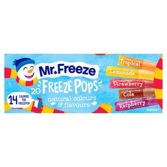 8 x Mr Freeze Ice Pops 20Pk - 20X45ML