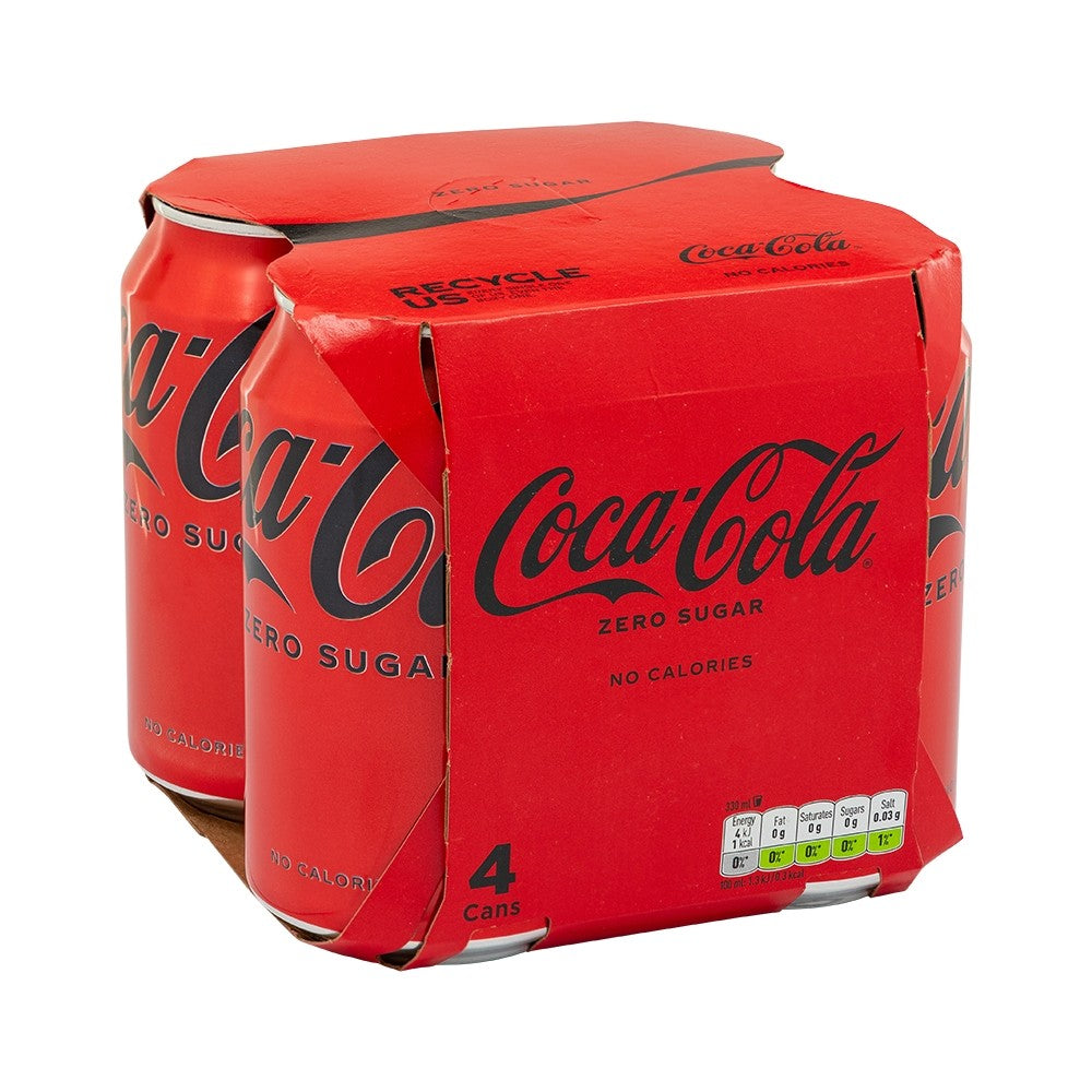 6 x Coca-Cola Zero Sugar 4 X 330Ml