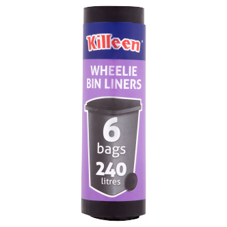 20 x Killeen Wheelie Bin Liner 6 Pack