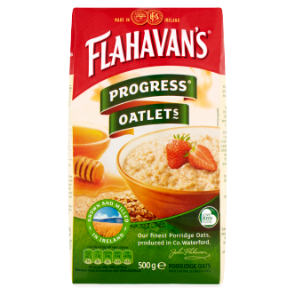 12 x Flahavans Porridge Oats 500Gm