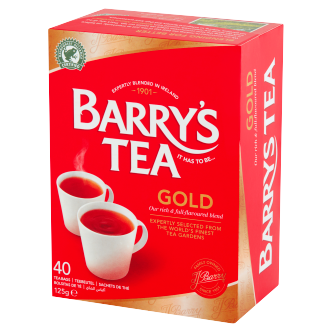6 x Barry'S Gold Blend Teabags 40'S