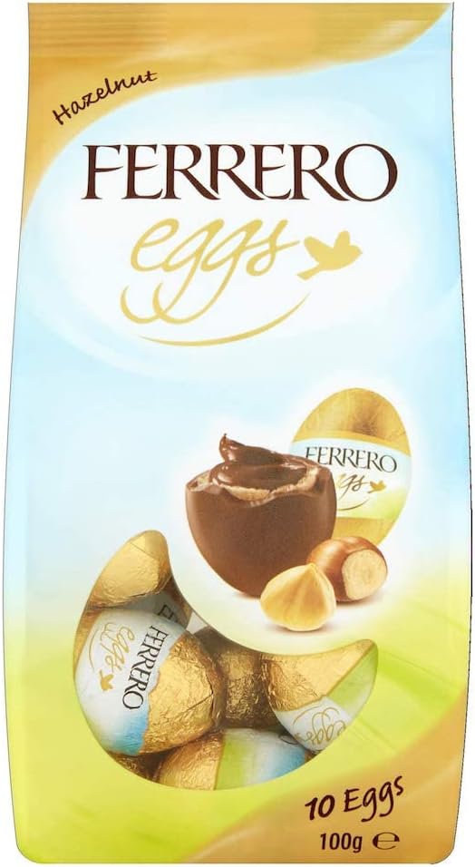 10 x Ferrero Collection Crispy Eggs Hazelnut (10 Eggs) - 100G