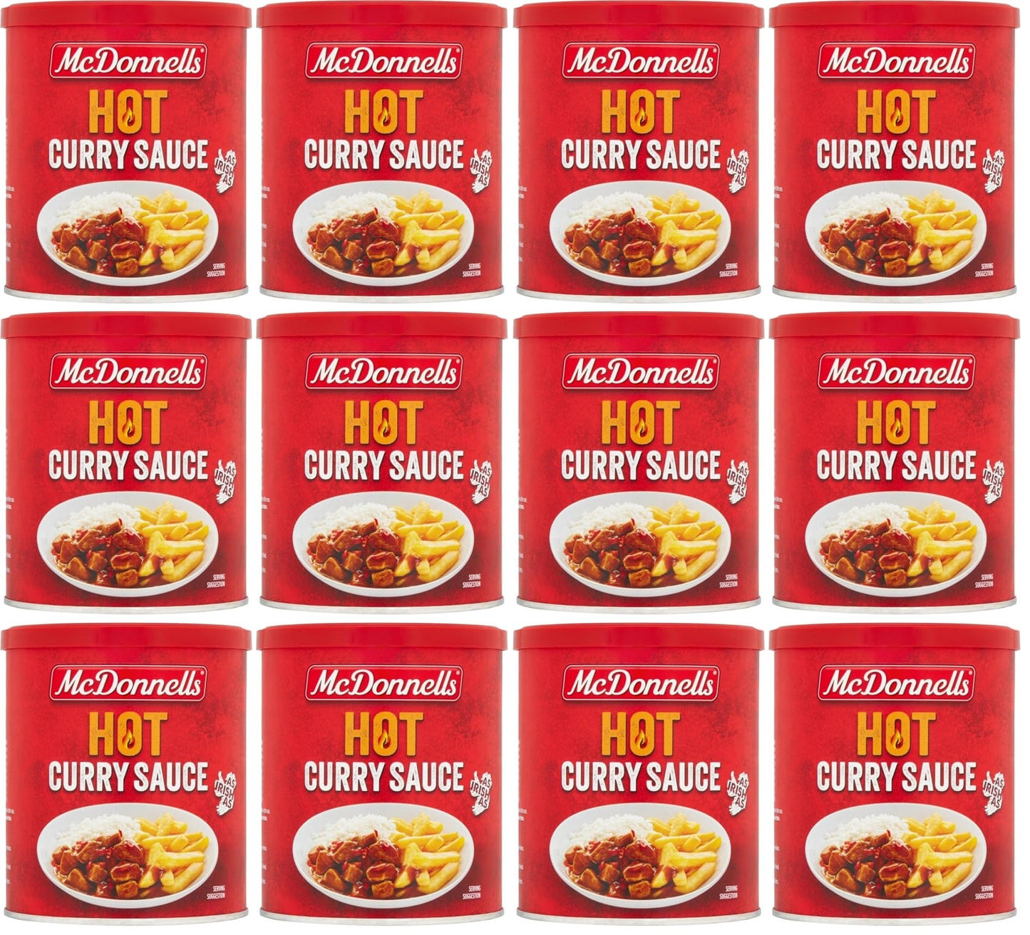 12 x Mcdonnells Hot Curry Sauce 200G