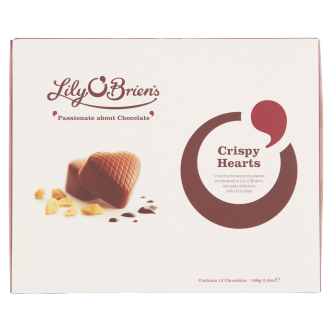 8 x Lillys - Crispy Heart 12 Chocolate 168Gm
