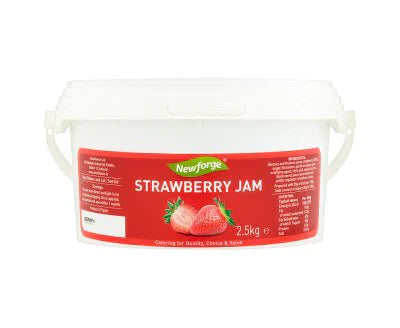 4 x Chefs Kitchen Strawberry Jam Bucket 2.5Kg