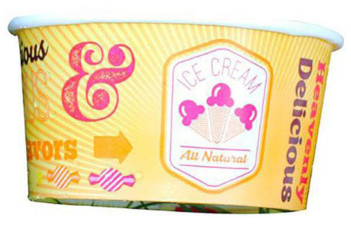 20 x Cup Ice Cream Chill 5Oz