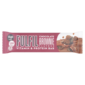 15 x Fulfil Chocolate Brownie Vitamin & Protein Bar 55Gm