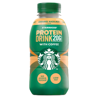 8 x Starbucks Protein Drink Caramel H/nut 20g - 330ML