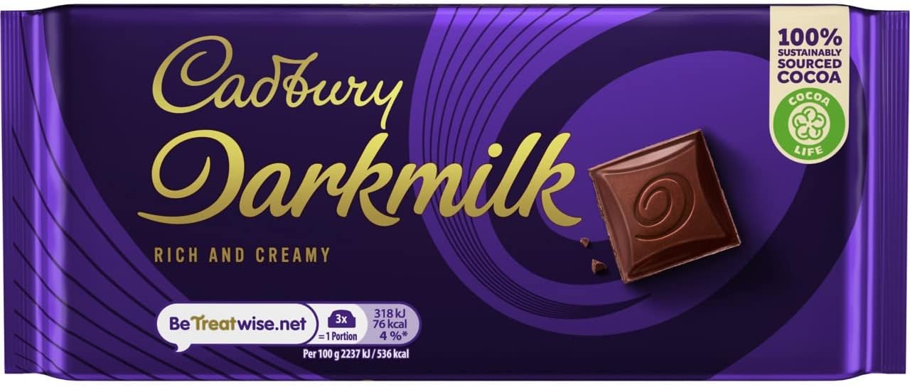 16 x Cadbury Dark Milk Large Bar - 85GM