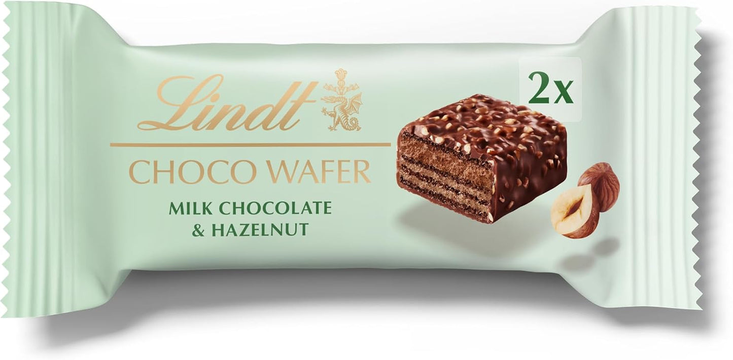 20 x Lindt Choco Wafer Milk Hazelnut - 30GM