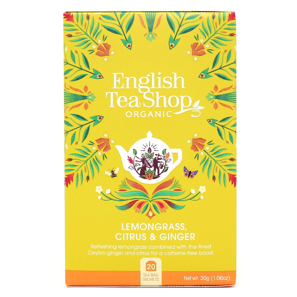 6 x English Tea Shop Lemongrass Citrus & Ginger - 20Bags