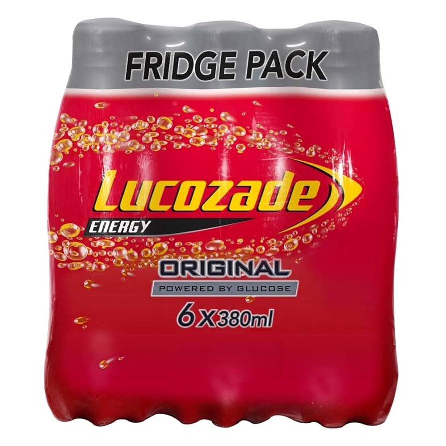 4 x Lucozade Energy Original 6Pk - 6X380ML