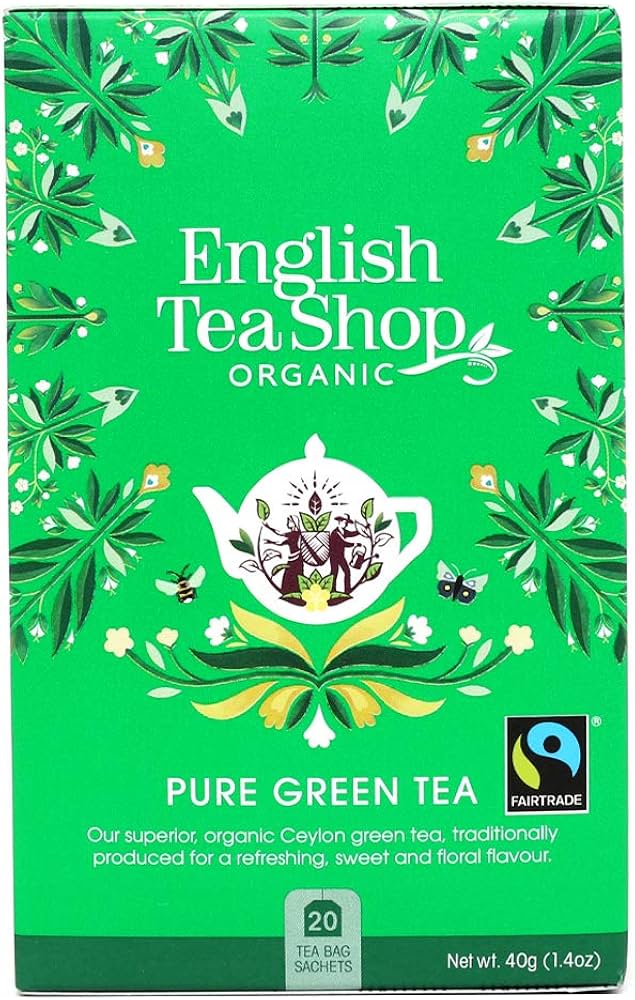 6 x English Tea Shop Pure Green Tea - 20Bags
