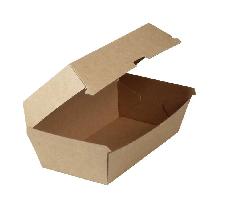 4 x No.9 Corrugated Snack Box Clam Shell 50Pk X 4