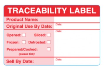Traceability Label 1000 Roll X 10