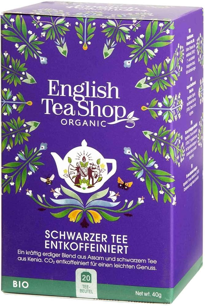 6 x English Tea Shop Decaffeinated Black Tea - 20Bags