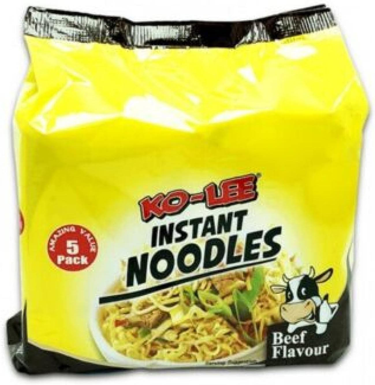 6 x Ko-lee 5 Pack Noodles Beef - 70G